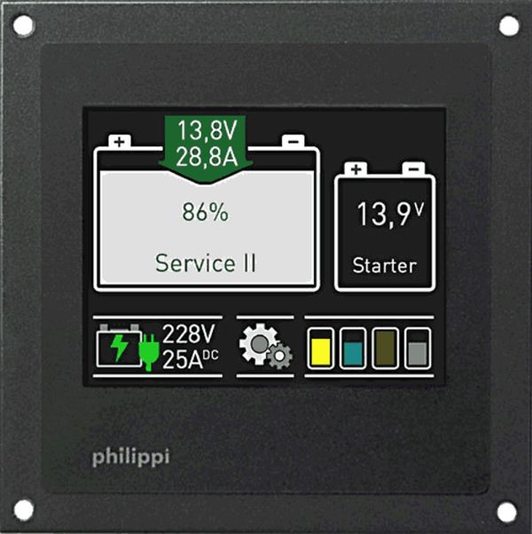 PHILIPPI - Batterie-, Tank- und Lade-Monitor - BTM2