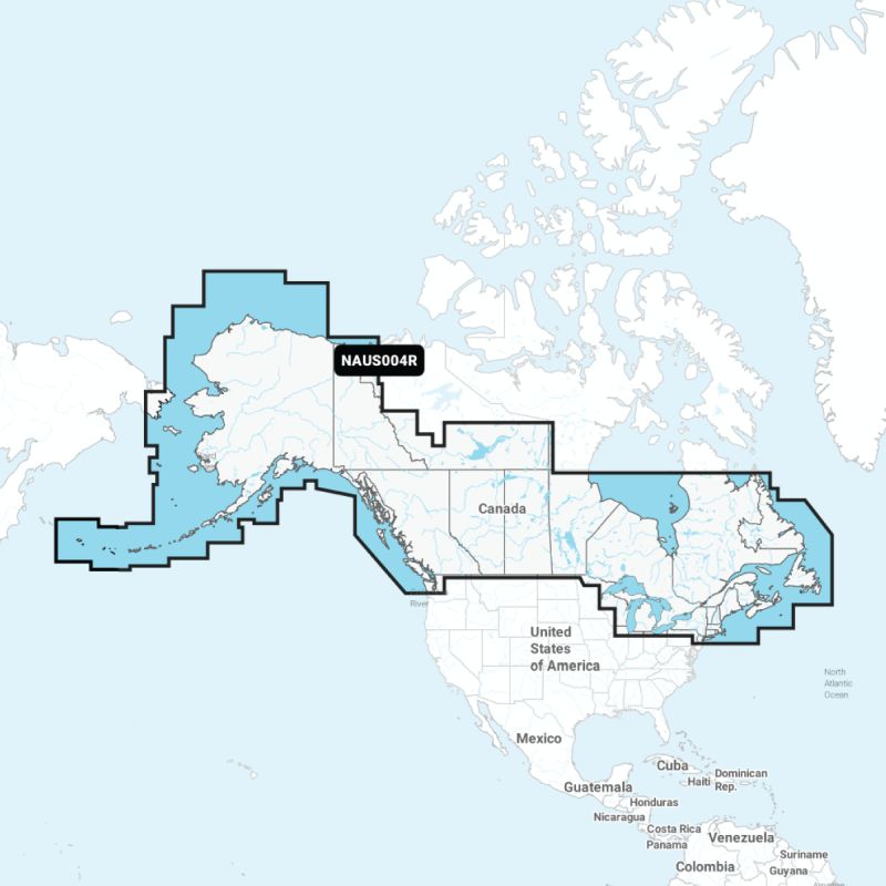 NAVIONICS+ - US004R - Canada, Alaska and Great Lakes, MSD