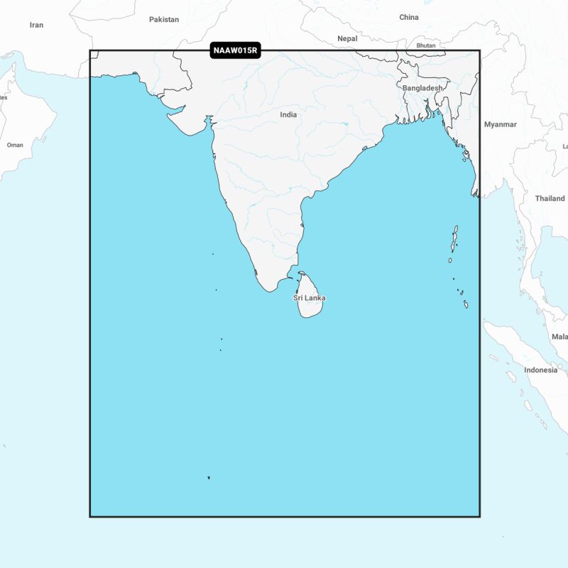 NAVIONICS+ - AW015R - Indian Subcontinent, MSD