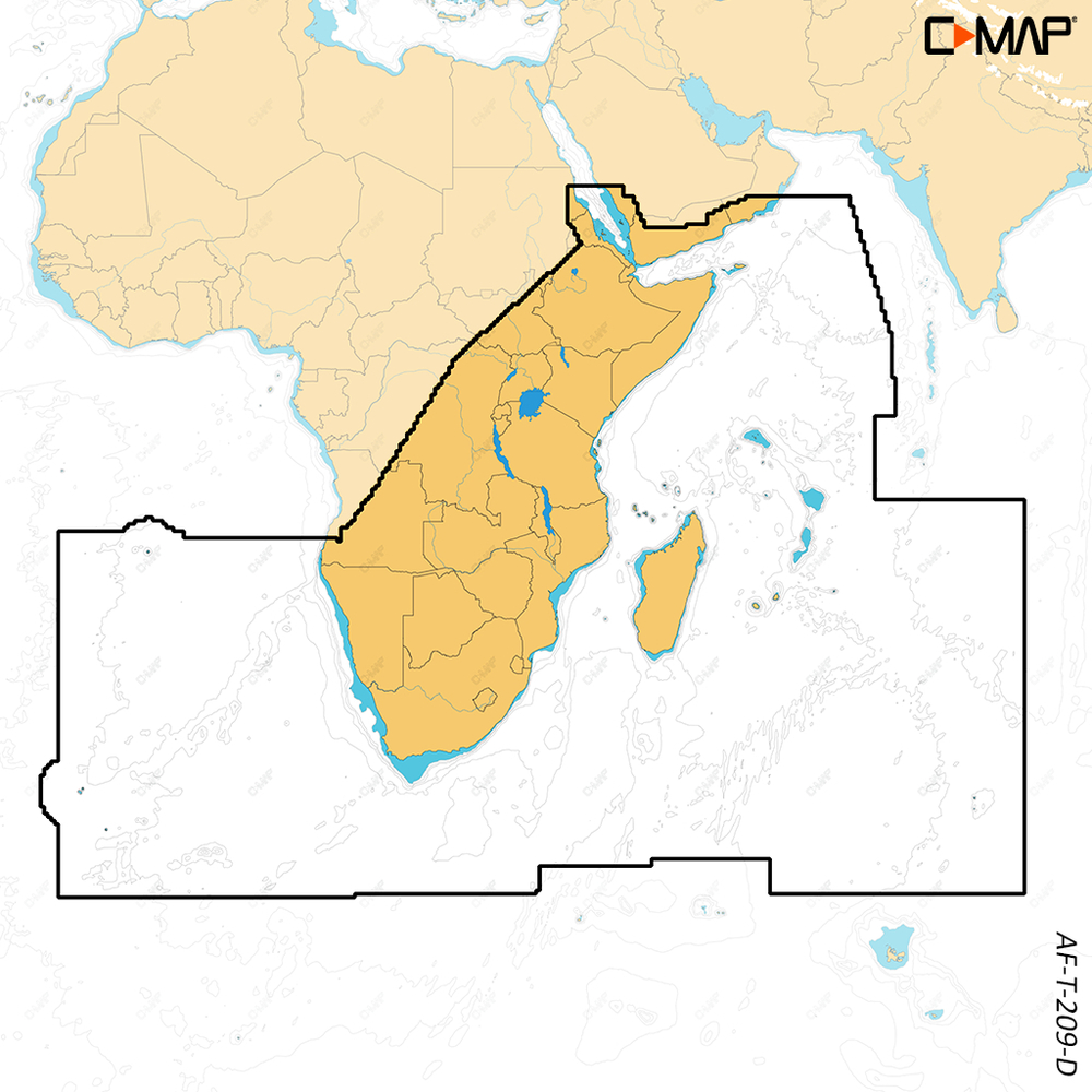 C-MAP DISCOVER X - South and East Africa - µSD/SD-Karte