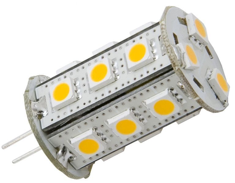 LED-Leuchtmittel mit 18 SMD - G4 Sockel - 252 L zylindrisch