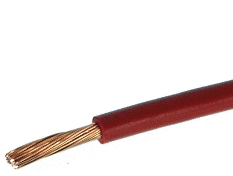 Litze H07V-K 4 qmm rot - Kabel