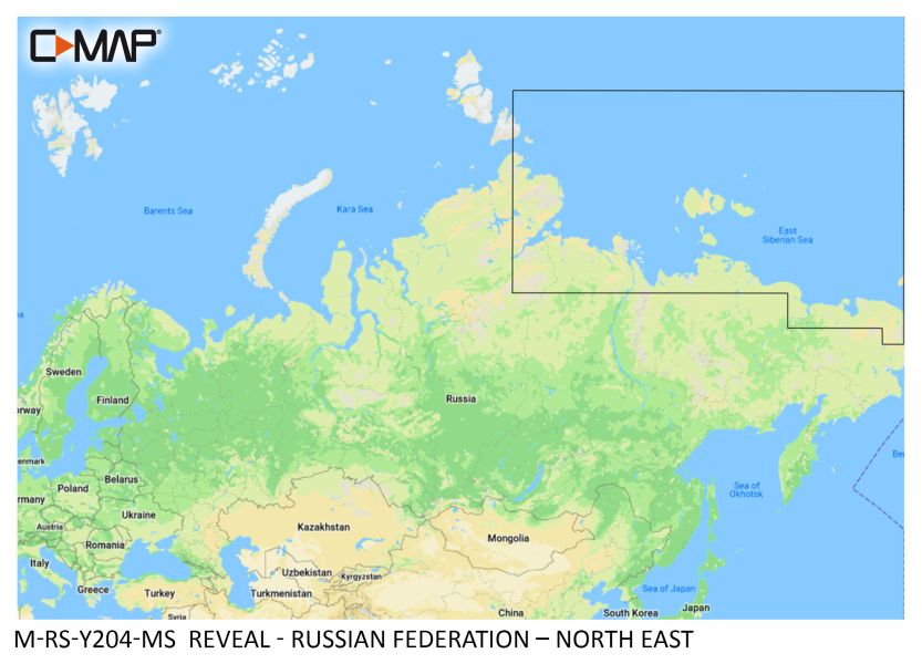 C-MAP REVEAL - Russian Federation – NE - µSD/SD-Karte