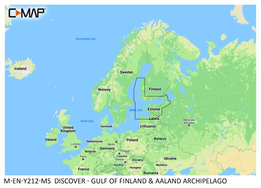C-MAP DISCOVER - Gulf of Finland&Åland Islands- µSD/SD-Karte