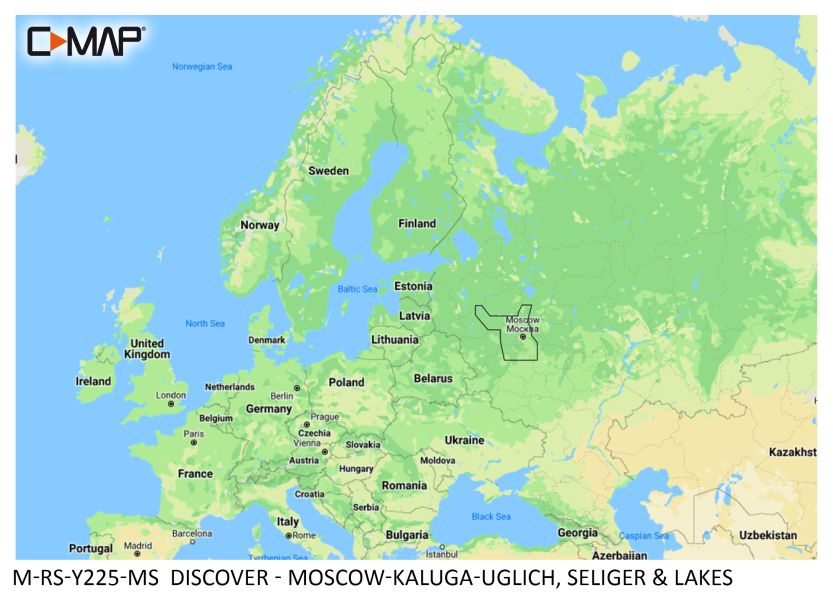 C-MAP DISCOVER - Moscow-Kaluga-Uglich,Seliger - µSD/SD-Karte