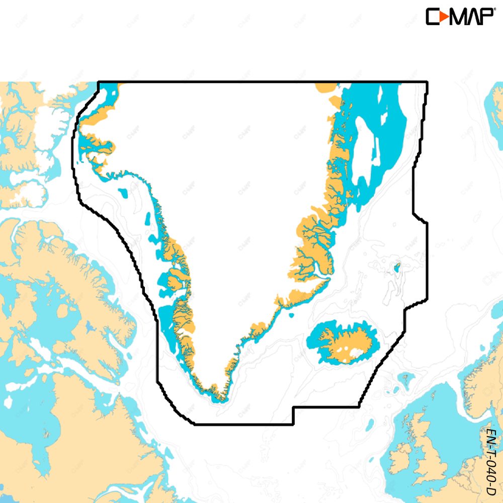 C-MAP DISCOVER X - Greenland - µSD/SD-Karte