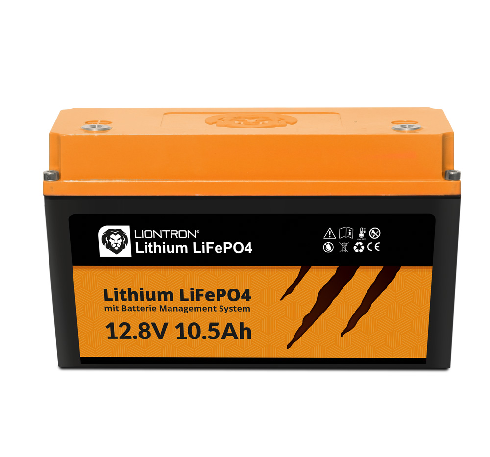 LIONTRON - LiFePO4 Batterie 12,8V  10,5Ah LX