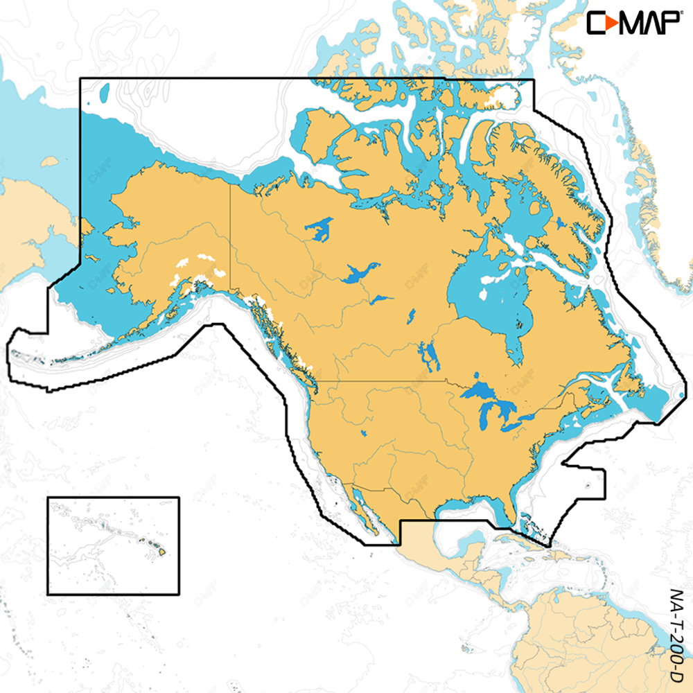 C-MAP DISCOVER X - North America - µSD/SD-Karte
