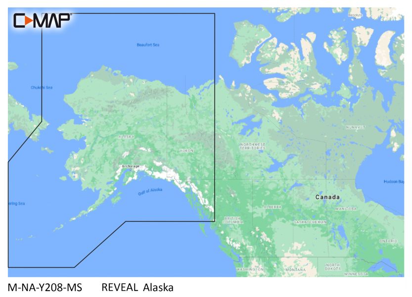 C-MAP REVEAL - ALASKA - µSD/SD-Karte