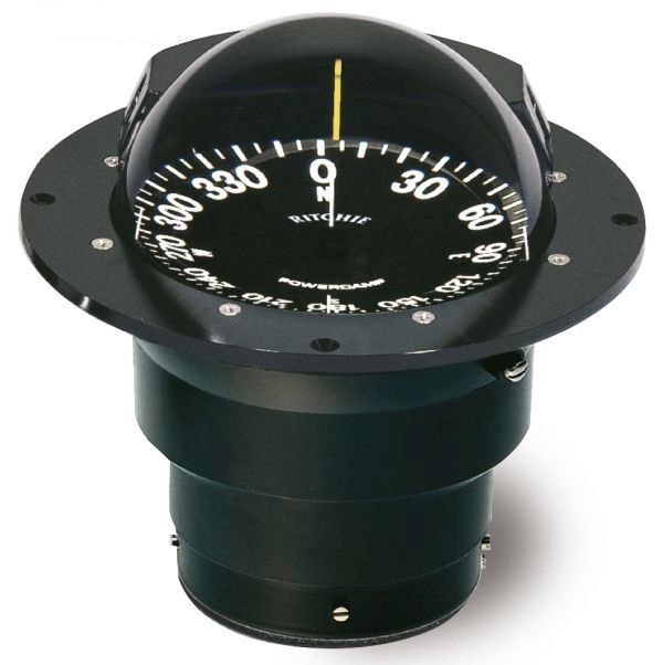RITCHIE - Kompass GLOBEMASTER - 216 mm - Messing  mit Blende