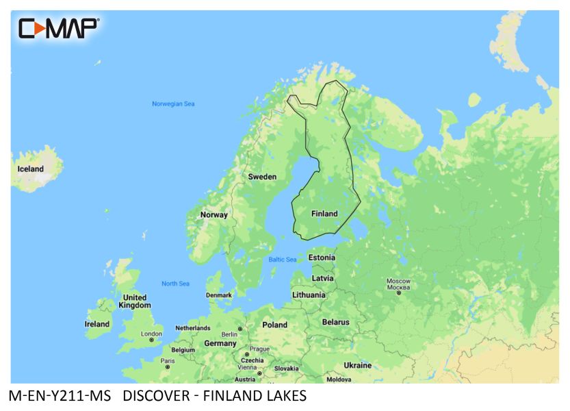C-MAP DISCOVER - Finland Lakes - µSD/SD-Karte