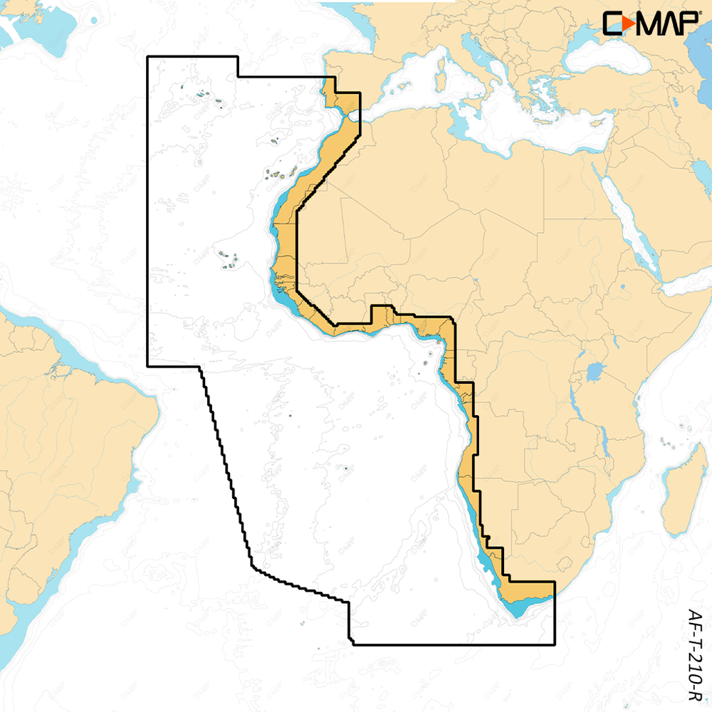 C-MAP REVEAL X - West Africa - µSD/SD-Karte