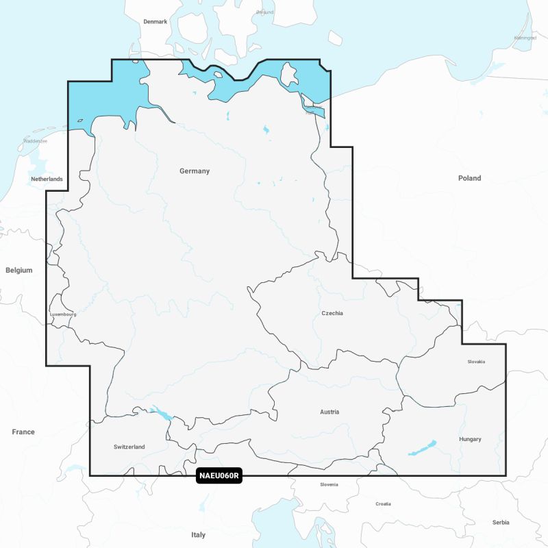 NAVIONICS+ - EU060R - Germany, Lakes & Rivers, MSD