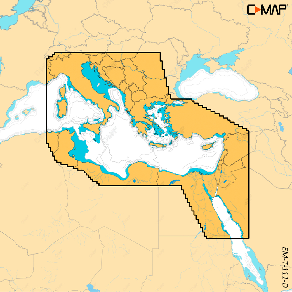 C-MAP DISCOVER X - East Mediterranean - µSD/SD-Karte