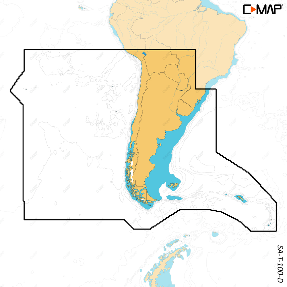 C-MAP DISCOVER X - South America South West - µSD/SD-Karte